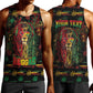 Personalized Trinidad and Tobago One Love Reggae Lion Men Tank Top Caribbean Reggae Spirit