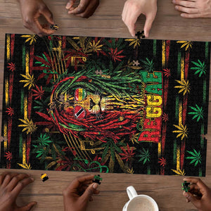Trinidad and Tobago One Love Reggae Lion Puzzle Caribbean Reggae Spirit