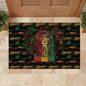 Trinidad and Tobago One Love Reggae Lion Rubber Doormat Caribbean Reggae Spirit