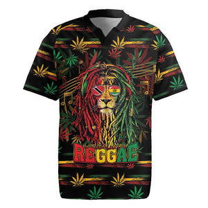 Personalized Trinidad and Tobago One Love Reggae Lion Rugby Jersey Caribbean Reggae Spirit