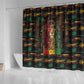 Trinidad and Tobago One Love Reggae Lion Shower Curtain Caribbean Reggae Spirit