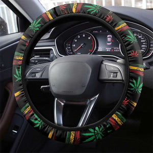 Trinidad and Tobago One Love Reggae Lion Steering Wheel Cover Caribbean Reggae Spirit