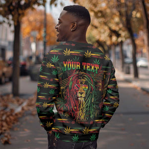 Personalized Trinidad and Tobago One Love Reggae Lion Sweatshirt Caribbean Reggae Spirit