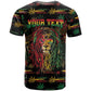 Personalized Trinidad and Tobago One Love Reggae Lion T shirt Caribbean Reggae Spirit