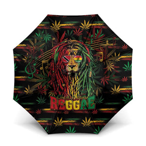 Trinidad and Tobago One Love Reggae Lion Umbrella Caribbean Reggae Spirit