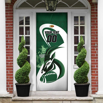 Custom Rugby Zimbabwe Door Cover Sables Is The Champion