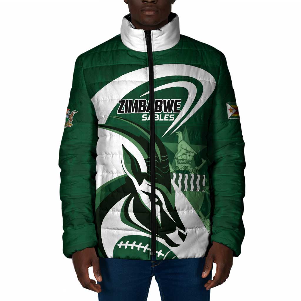 Custom Rugby Zimbabwe Padded Jacket Sables Is The Champion