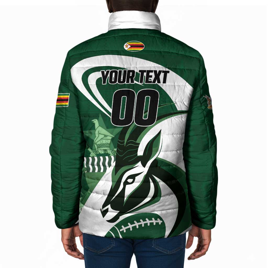 Custom Rugby Zimbabwe Padded Jacket Sables Is The Champion