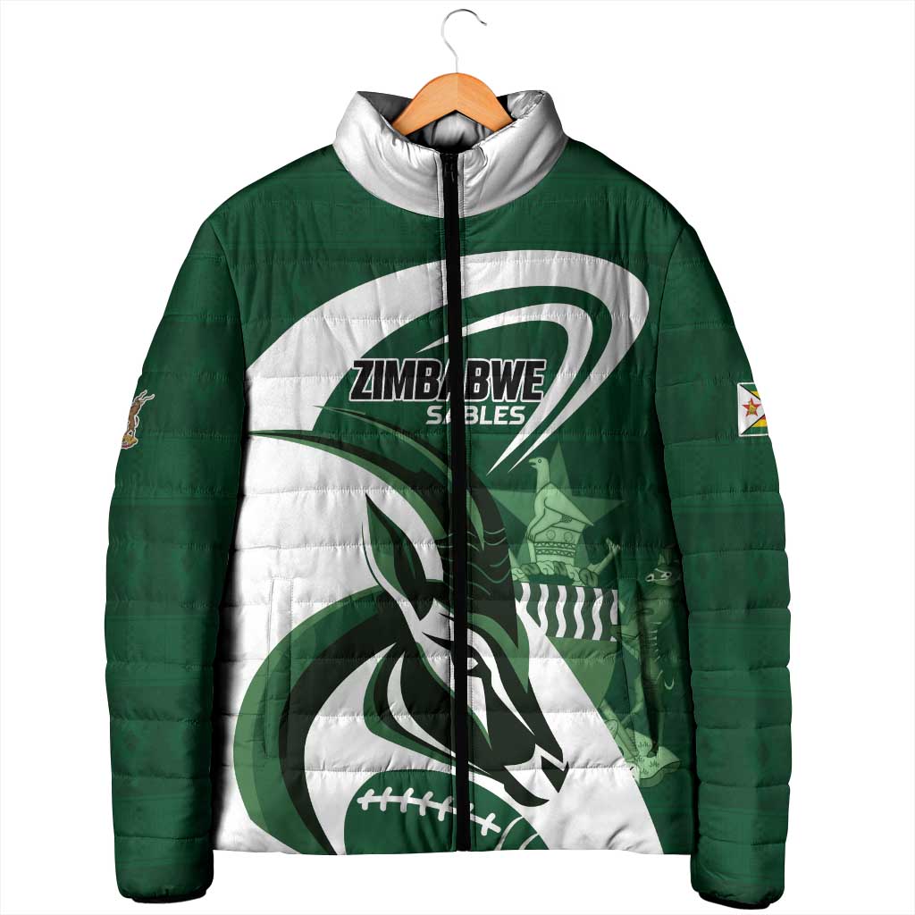 Custom Rugby Zimbabwe Padded Jacket Sables Is The Champion