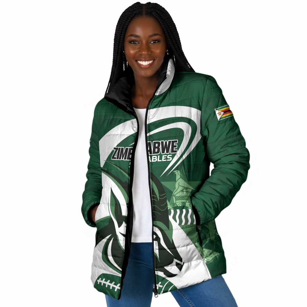 Custom Rugby Zimbabwe Padded Jacket Sables Is The Champion