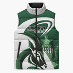 Custom Rugby Zimbabwe Sleeveless Puffer Jacket Sables Is The Champion