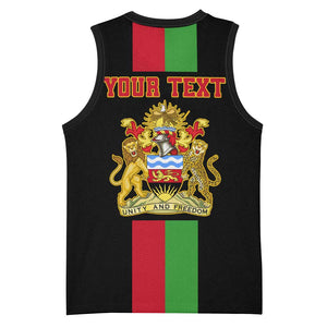 Personalized Malawi Basketball Jersey with Coat of Arms Flag Style LT01
