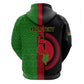 Personalized Malawi Hoodie with Coat of Arms and African Pattern