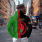 Personalized Malawi Hoodie with Coat of Arms and African Pattern