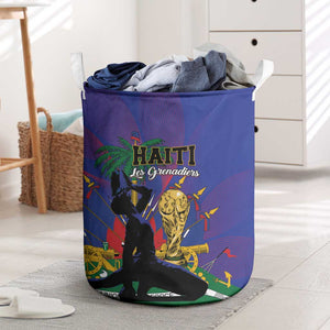Haiti World Football 2026 Laundry Basket Go Les Grenadiers - African Pride