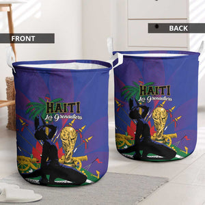 Haiti World Football 2026 Laundry Basket Go Les Grenadiers - African Pride