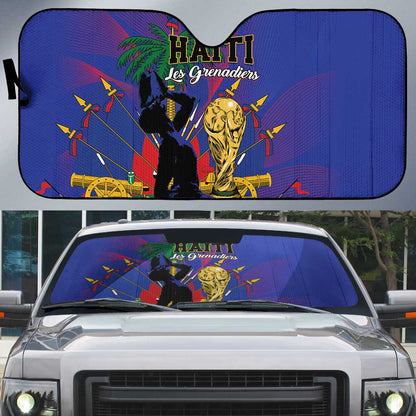 Haiti World Football 2026 Auto Sun Shade Go Les Grenadiers