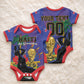 Custom Haiti World Football 2026 Baby Onesie Go Les Grenadiers