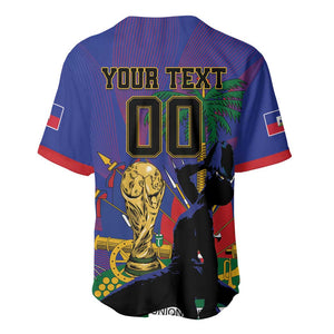 Custom Haiti World Football 2026 Baseball Jersey Go Les Grenadiers LT01