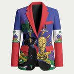 Custom Haiti World Football 2026 Blazer Go Les Grenadiers