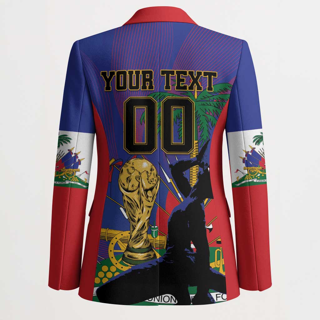 Custom Haiti World Football 2026 Blazer Go Les Grenadiers