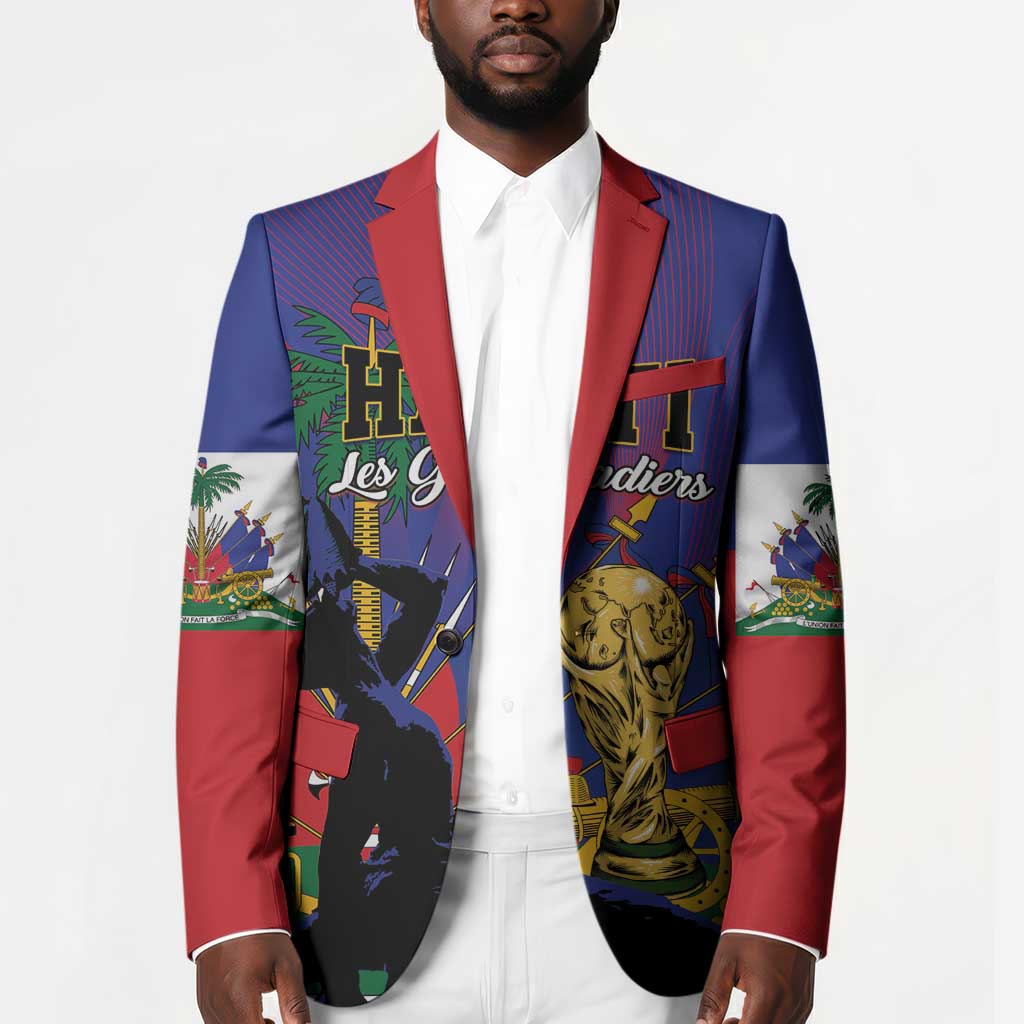Custom Haiti World Football 2026 Blazer Go Les Grenadiers