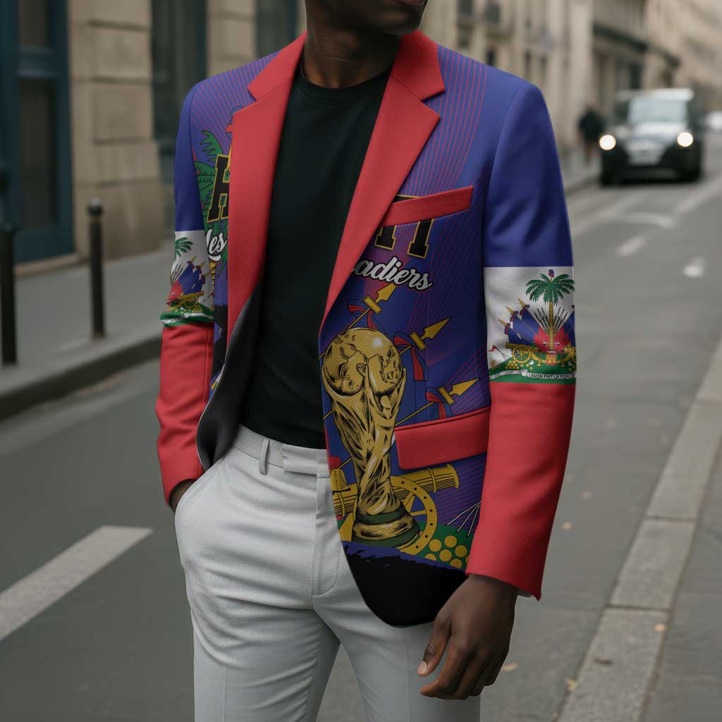 Custom Haiti World Football 2026 Blazer Go Les Grenadiers