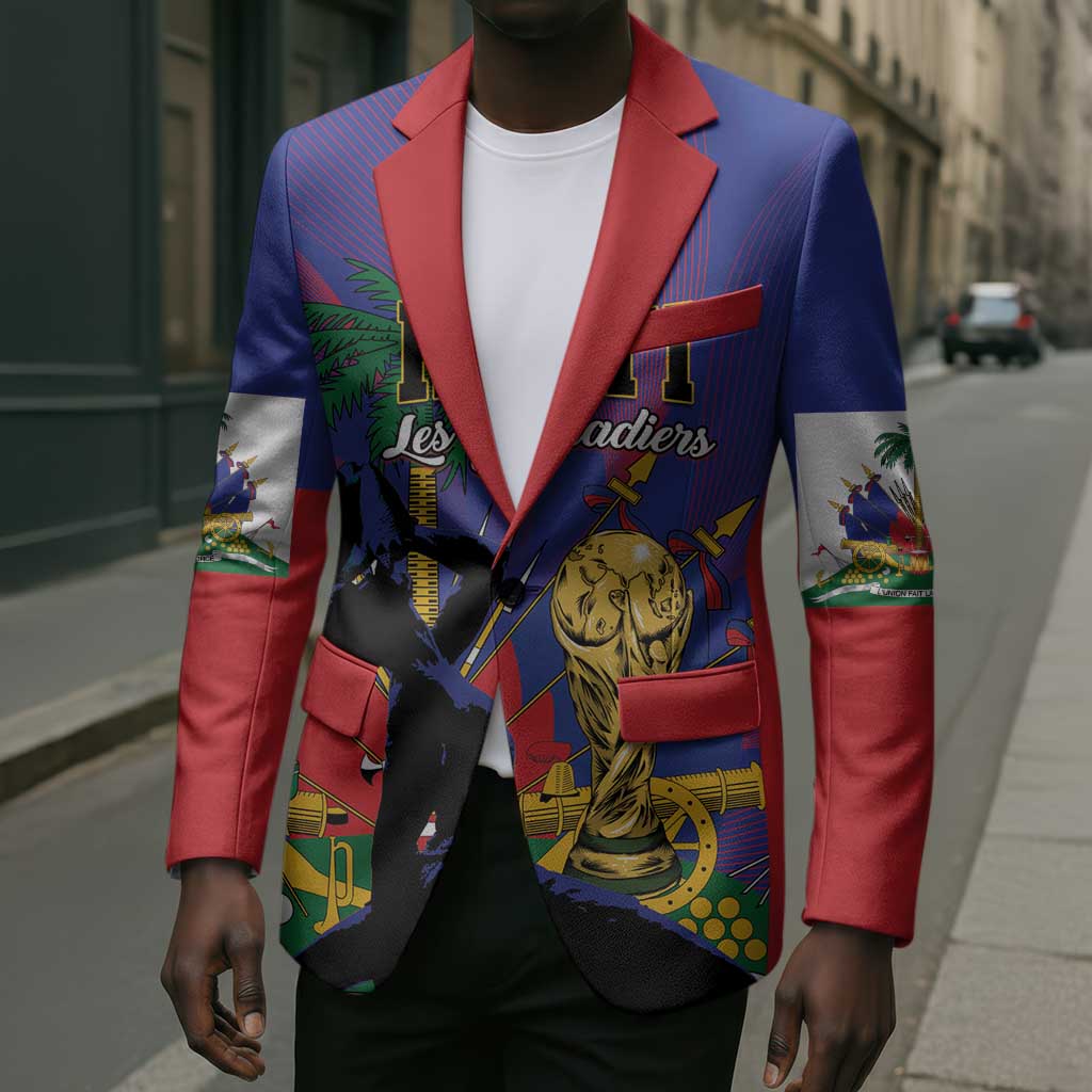 Custom Haiti World Football 2026 Blazer Go Les Grenadiers