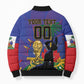 Custom Haiti World Football 2026 Bomber Puffer Jacket Go Les Grenadiers