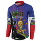 Custom Haiti World Football 2026 Button Sweatshirt Go Les Grenadiers