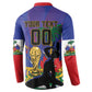 Custom Haiti World Football 2026 Button Sweatshirt Go Les Grenadiers