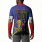 Custom Haiti World Football 2026 Button Sweatshirt Go Les Grenadiers