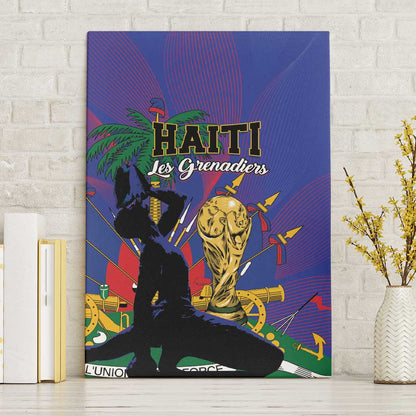 Haiti World Football 2026 Canvas Wall Art Go Les Grenadiers - African Pride