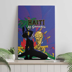Haiti World Football 2026 Canvas Wall Art Go Les Grenadiers - African Pride