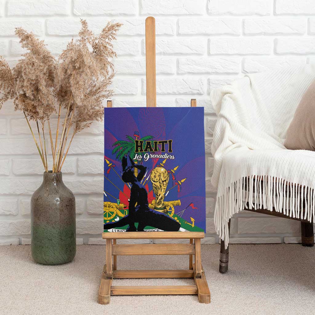 Haiti World Football 2026 Canvas Wall Art Go Les Grenadiers - African Pride