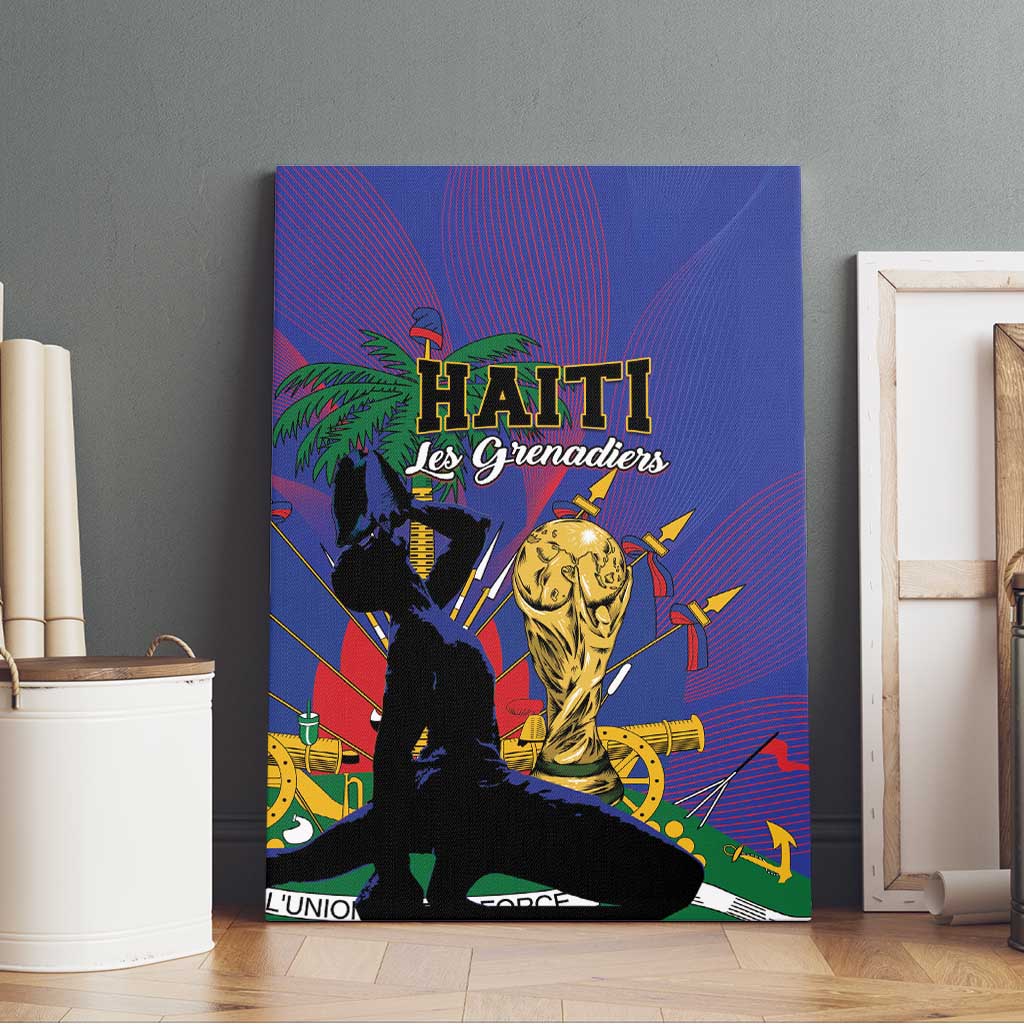 Haiti World Football 2026 Canvas Wall Art Go Les Grenadiers - African Pride