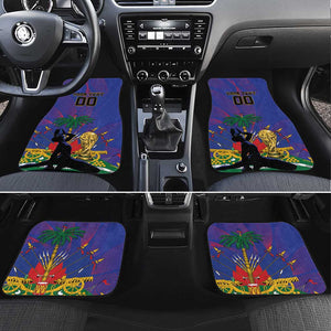 Custom Haiti World Football 2026 Car Mats Go Les Grenadiers - African Pride