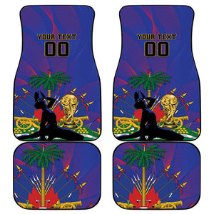 Custom Haiti World Football 2026 Car Mats Go Les Grenadiers - African Pride