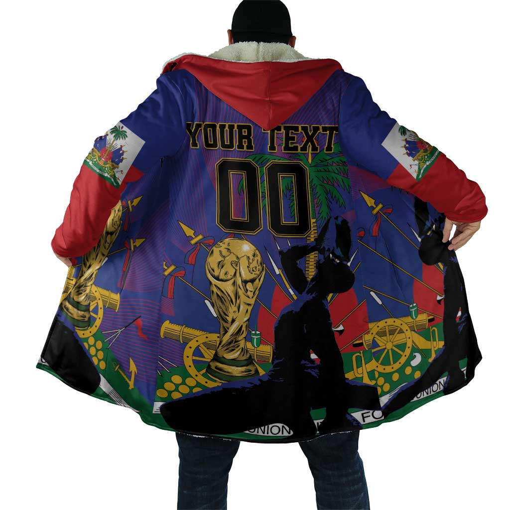 Custom Haiti World Football 2026 Cloak Go Les Grenadiers
