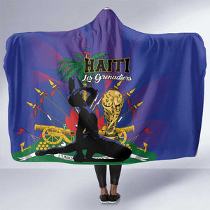Haiti World Football 2026 Hooded Blanket Go Les Grenadiers - African Pride