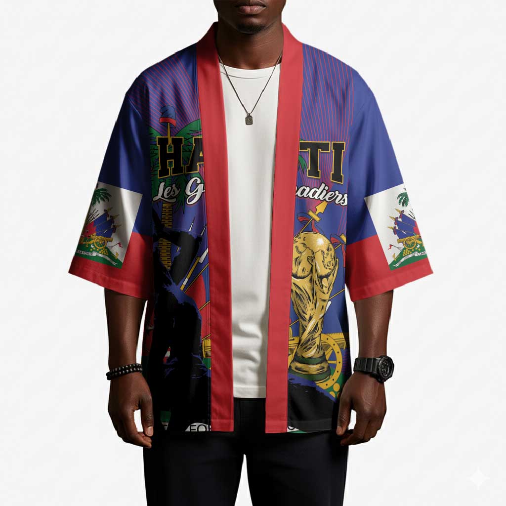 Custom Haiti World Football 2026 Kimono Go Les Grenadiers