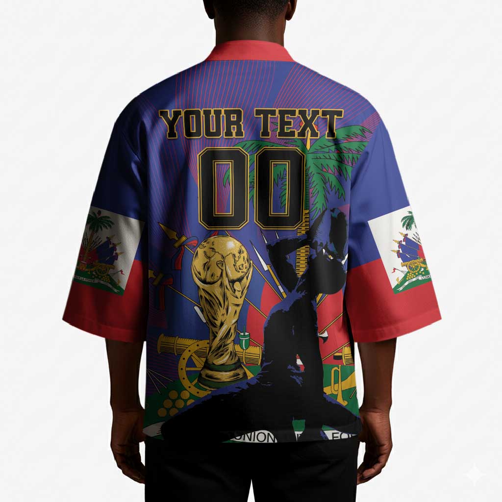 Custom Haiti World Football 2026 Kimono Go Les Grenadiers