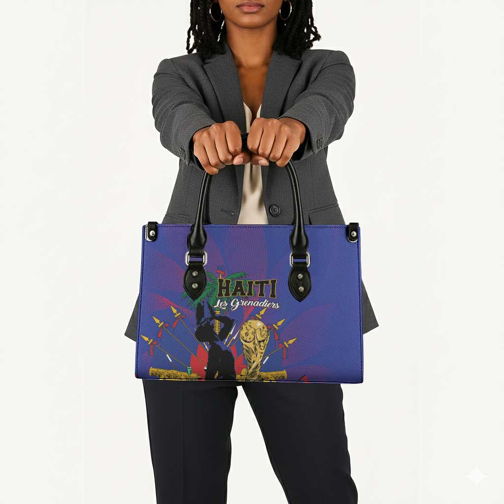 Haiti World Football 2026 Leather Bag Go Les Grenadiers