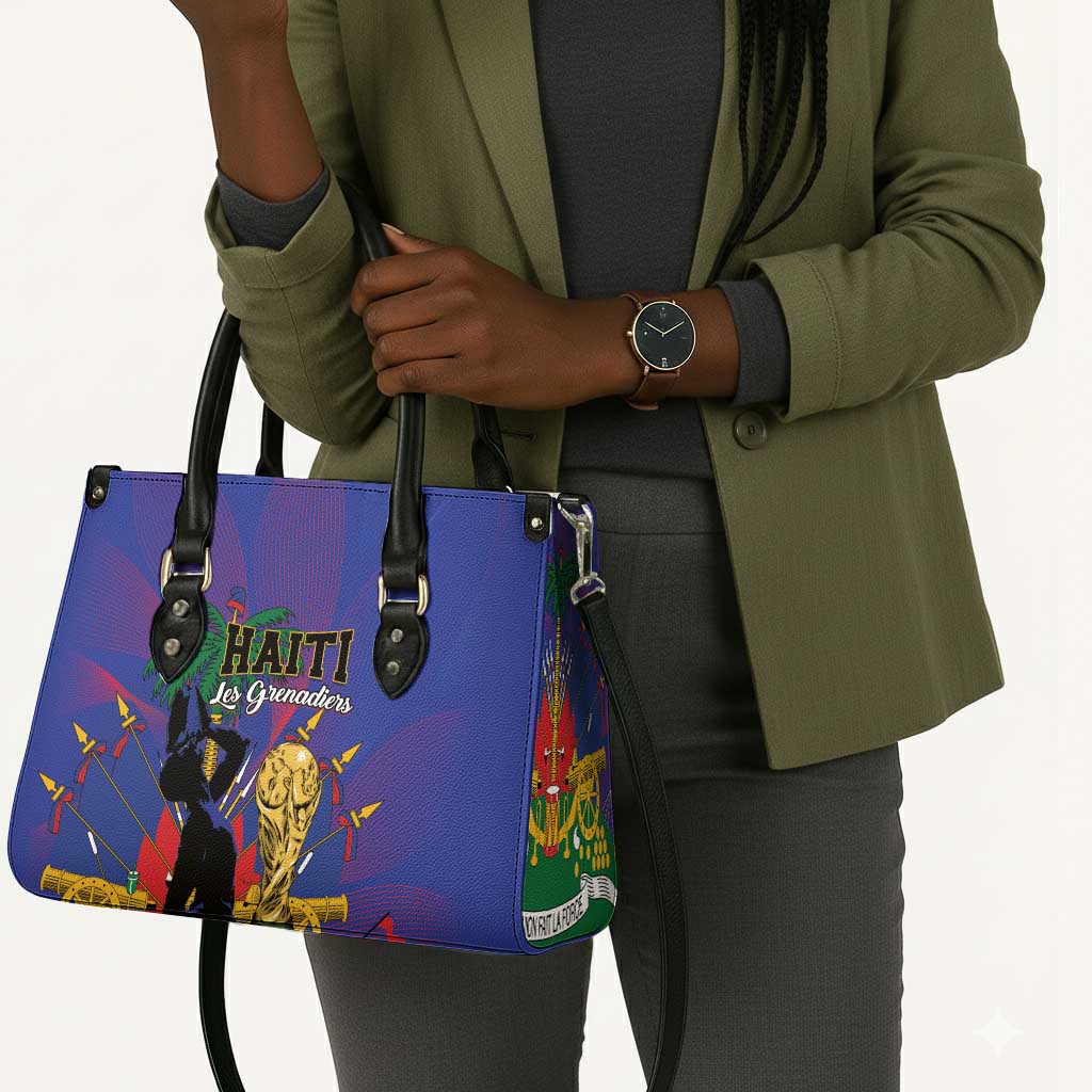 Haiti World Football 2026 Leather Bag Go Les Grenadiers