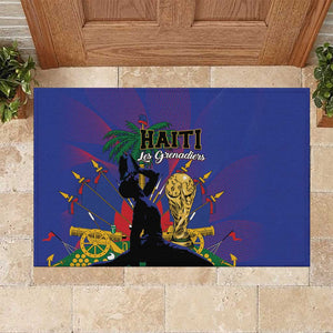 Haiti World Football 2026 Rubber Doormat Go Les Grenadiers - African Pride