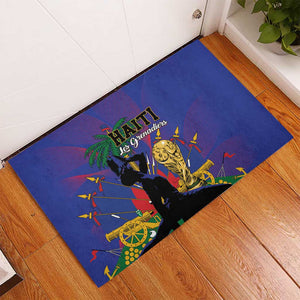 Haiti World Football 2026 Rubber Doormat Go Les Grenadiers - African Pride