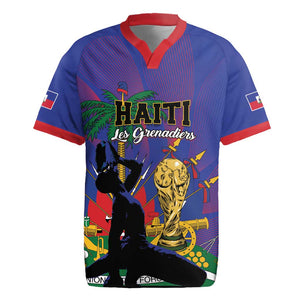 Custom Haiti World Football 2026 Rugby Jersey Go Les Grenadiers LT01