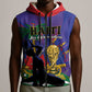 Custom Haiti World Football 2026 Sleeveless Zip Hoodie Go Les Grenadiers - African Pride