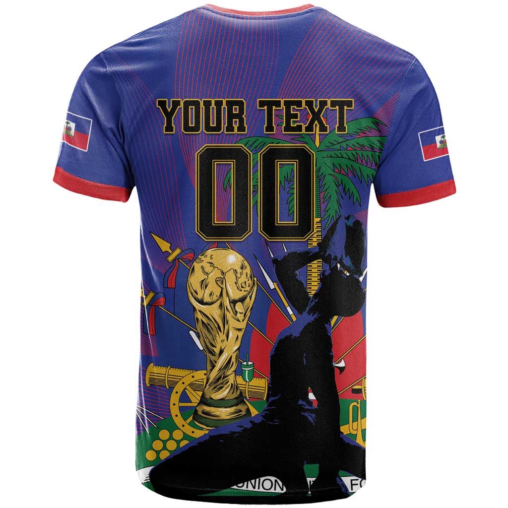 Custom Haiti World Football 2026 T shirt Go Les Grenadiers LT01