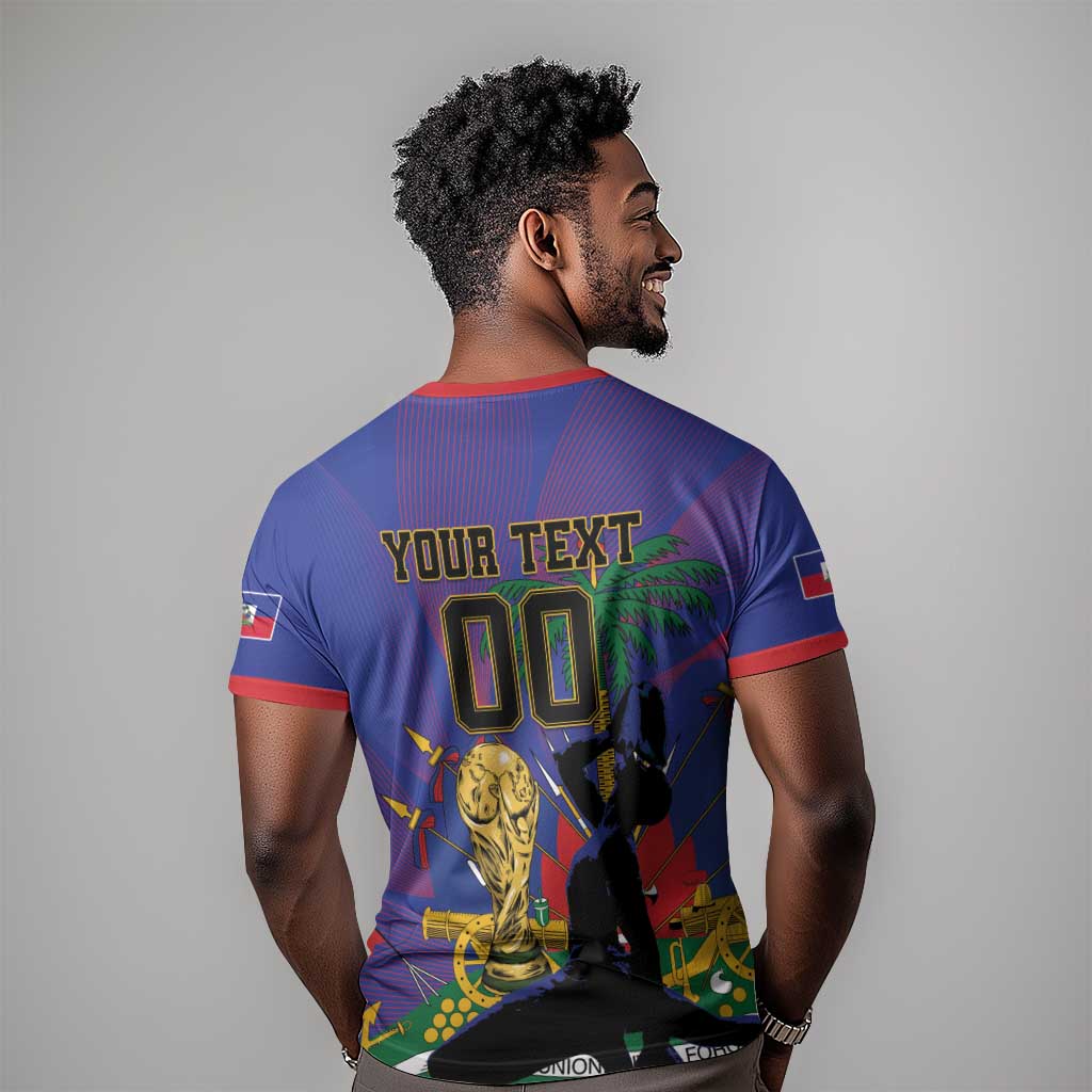 Custom Haiti World Football 2026 T shirt Go Les Grenadiers LT01